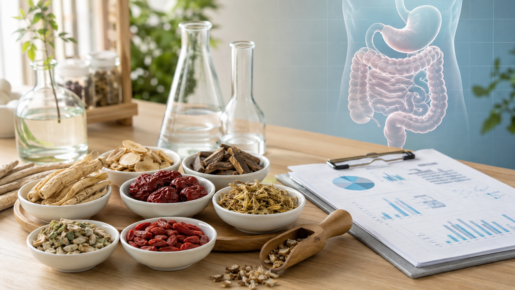 Chinese herbs and scientific research into irritable bowel syndrome treatment